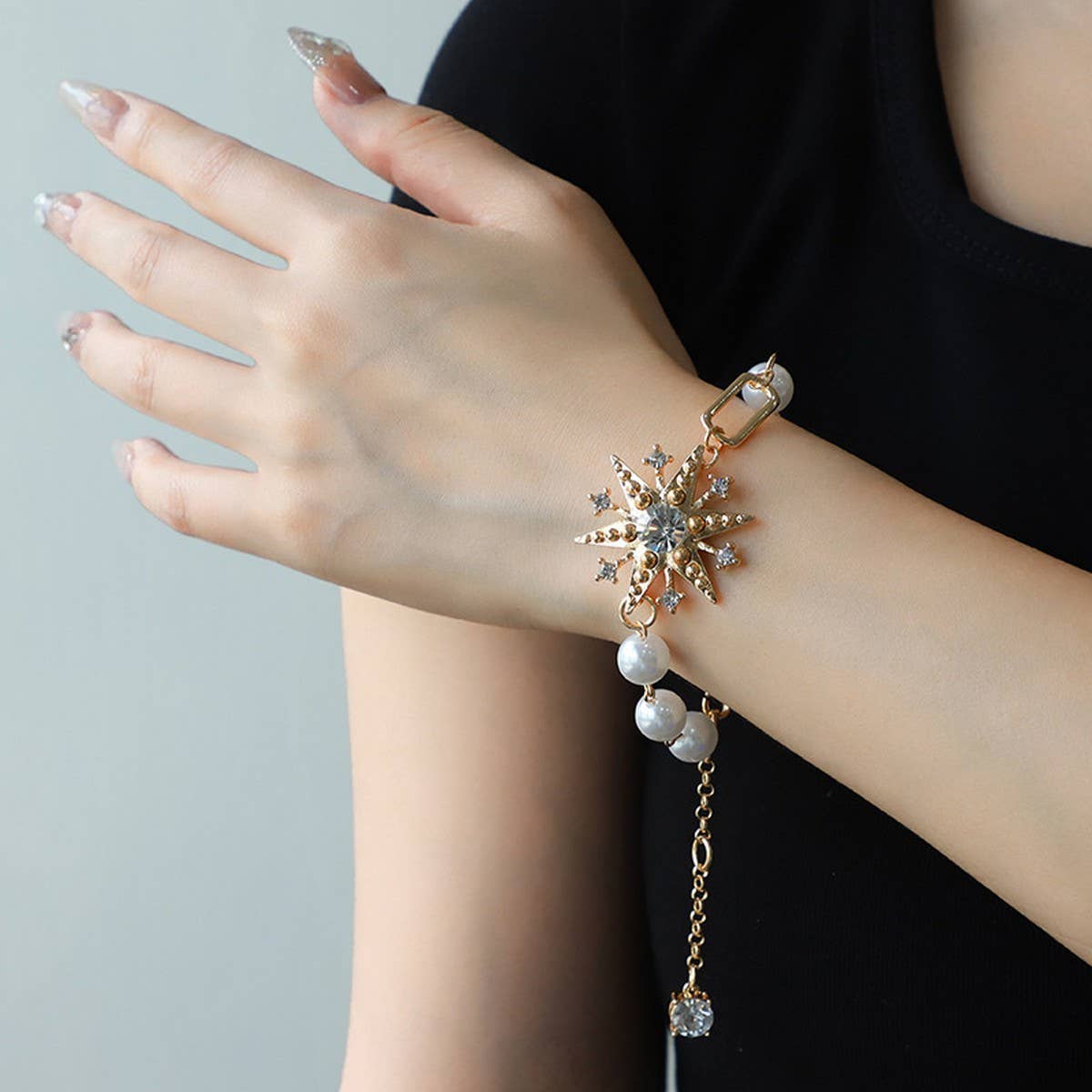 TEMPERAMENT SIX-POINTED STAR DIAMOND FASHION SUIT