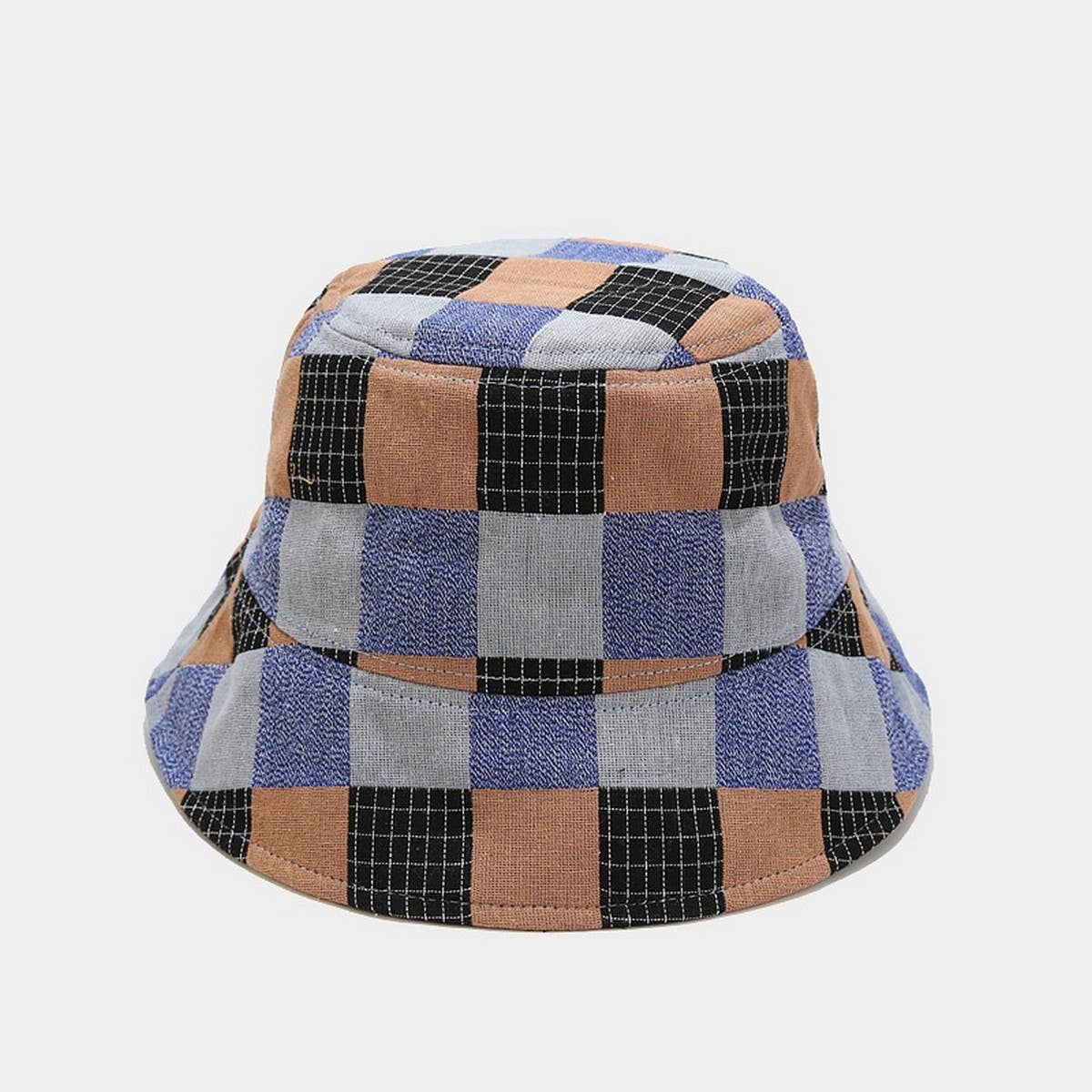 2024 NEW COLOR PLAID BUCKET HAT_CWAH1646
