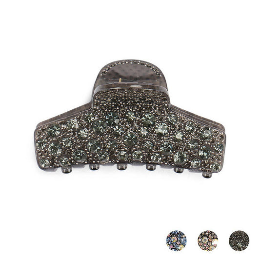 ACRYLIC RHINESTONE HAIRPIN RHINESTONE SHARK CLIP_CWAHA4257