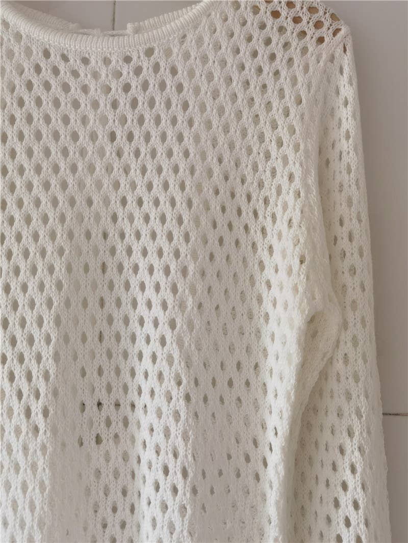 HOLLOWED-OUT BACKLESS SUN-PROTECTIVE CLOTHING