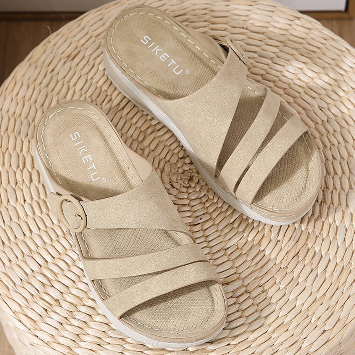 LEISURE SPORTS COMFORTABLE THICK SOLE SANDALS