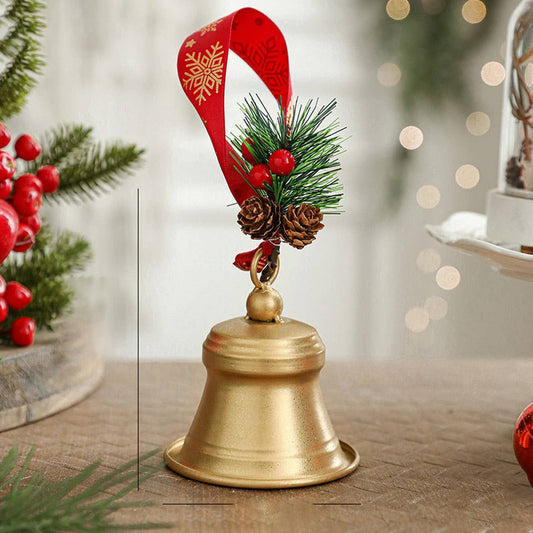 CWMM10376_CHRISTMAS METAL BELL ORNAMENTS CREATIVE DECOR PROP