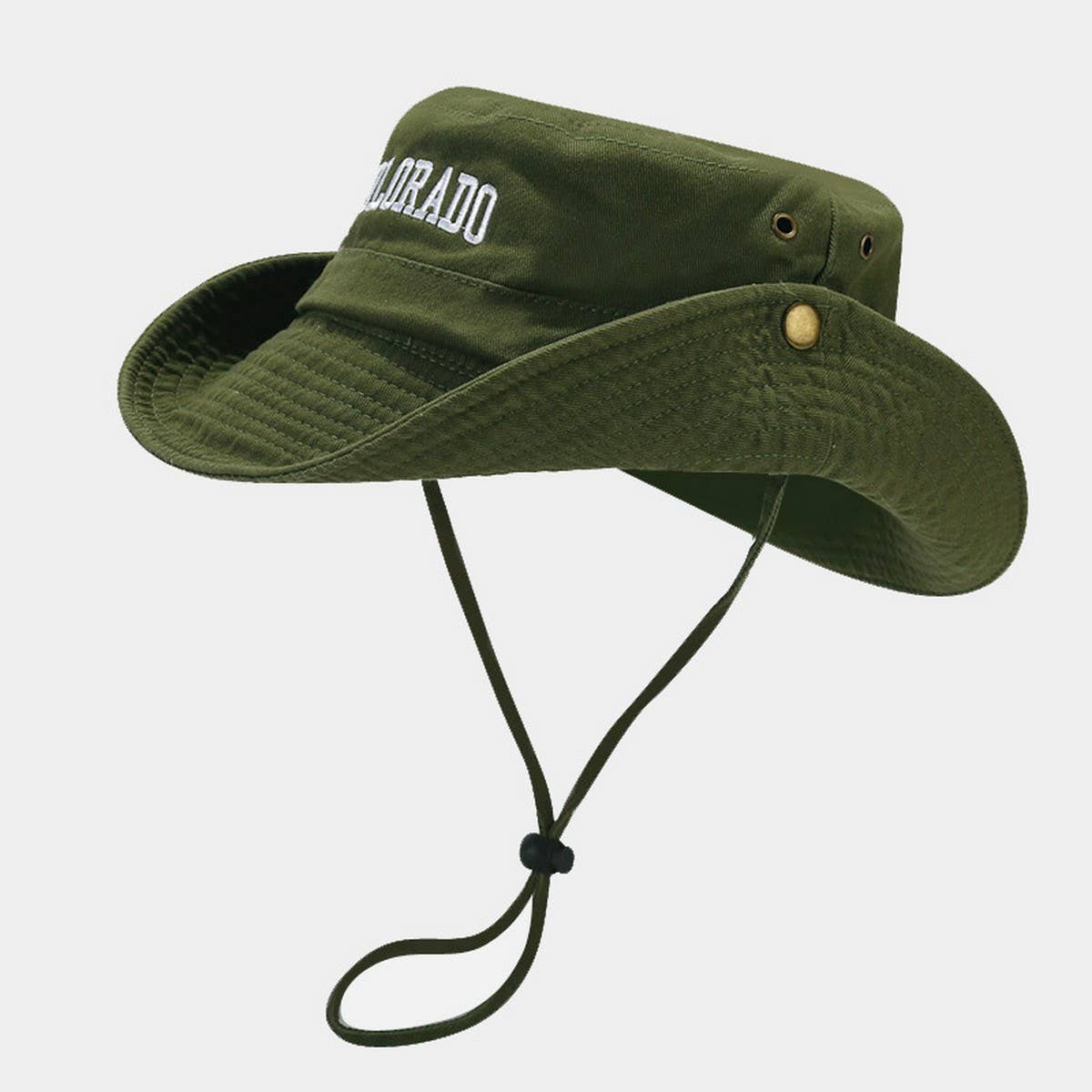 Embroidered Wide Brim Western Sun Hat for Hiking_CWAH3804