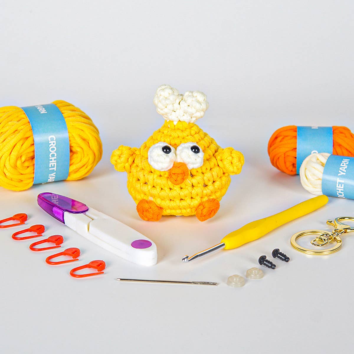 HANDMADE DIY KEYCHAIN CROCHET MATERIAL PACK