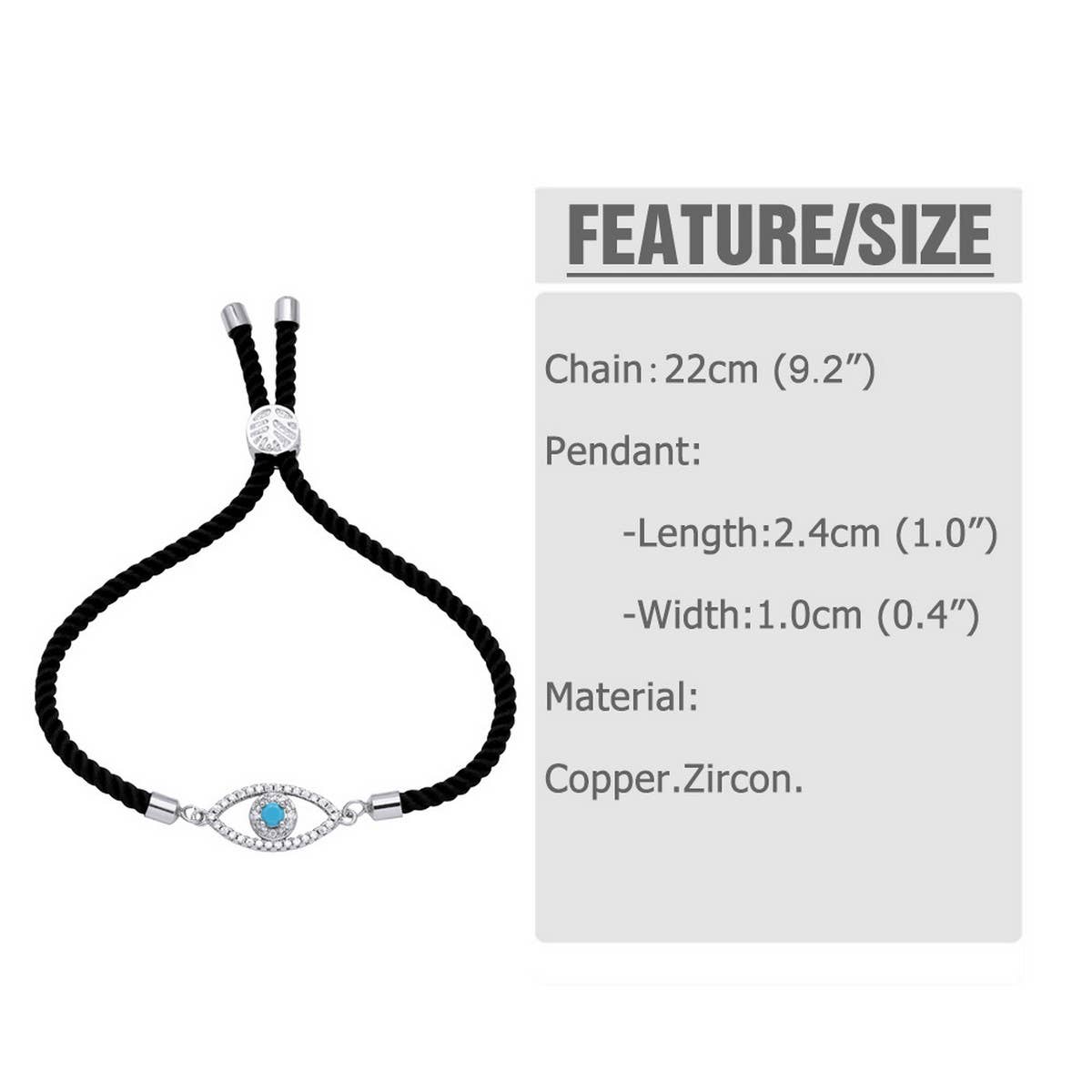 DEVIL'S EYE SET DIAMOND PEARL BRACELET