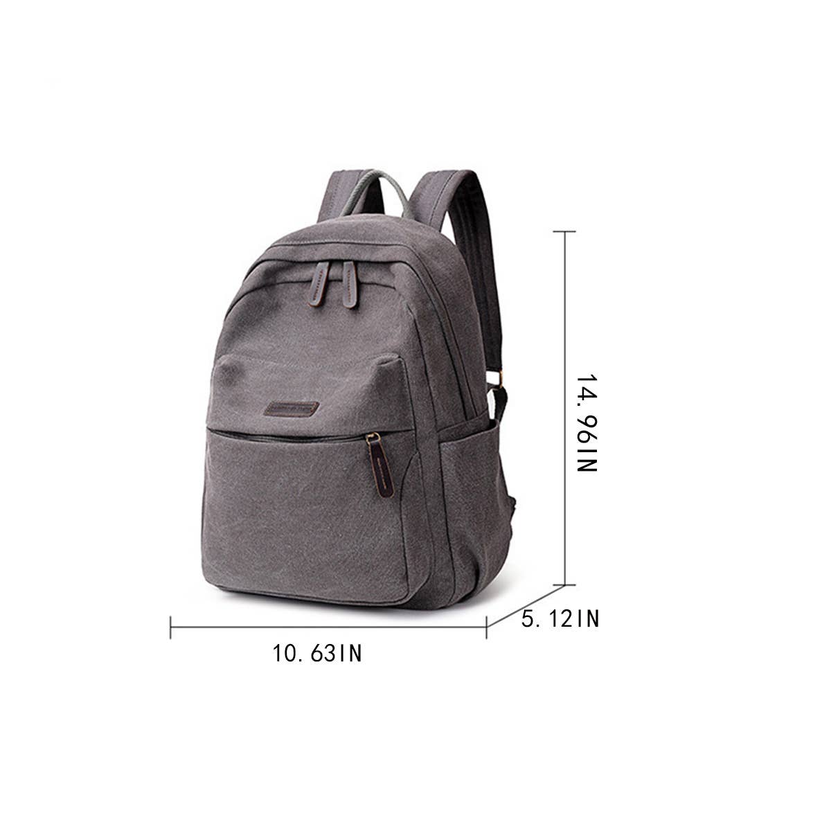ANTI-THEFT VERSATILE BACK-TO-SCHOOL CANVAS BACKPACK_CWAB2204