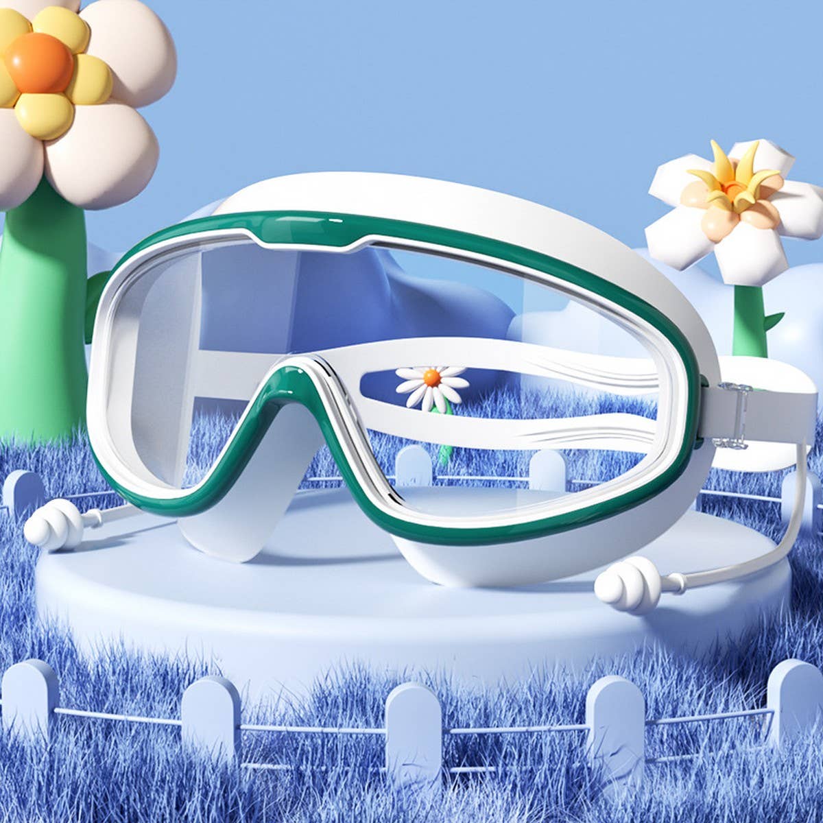 Kids HD Anti-Fog Swim Goggles ? Large & Stylish£ßCWMM6647