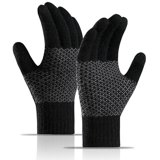 MEN'S THICKENED WINDPROOF TOUCH SCREEN GLOVES