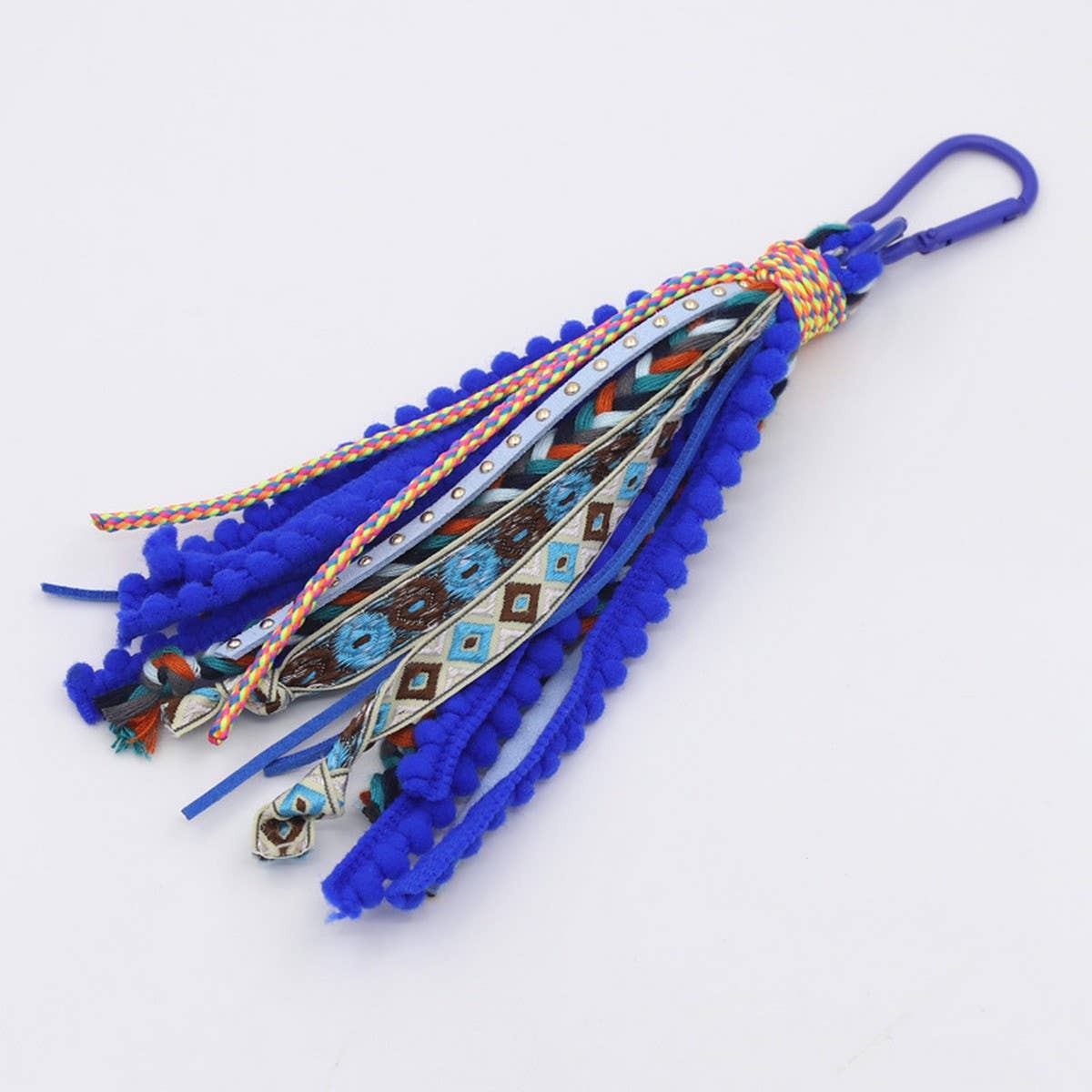 SOLID COLOR VELVET TASSEL KEYCHAIN BAG PENDANT_CWMM3555