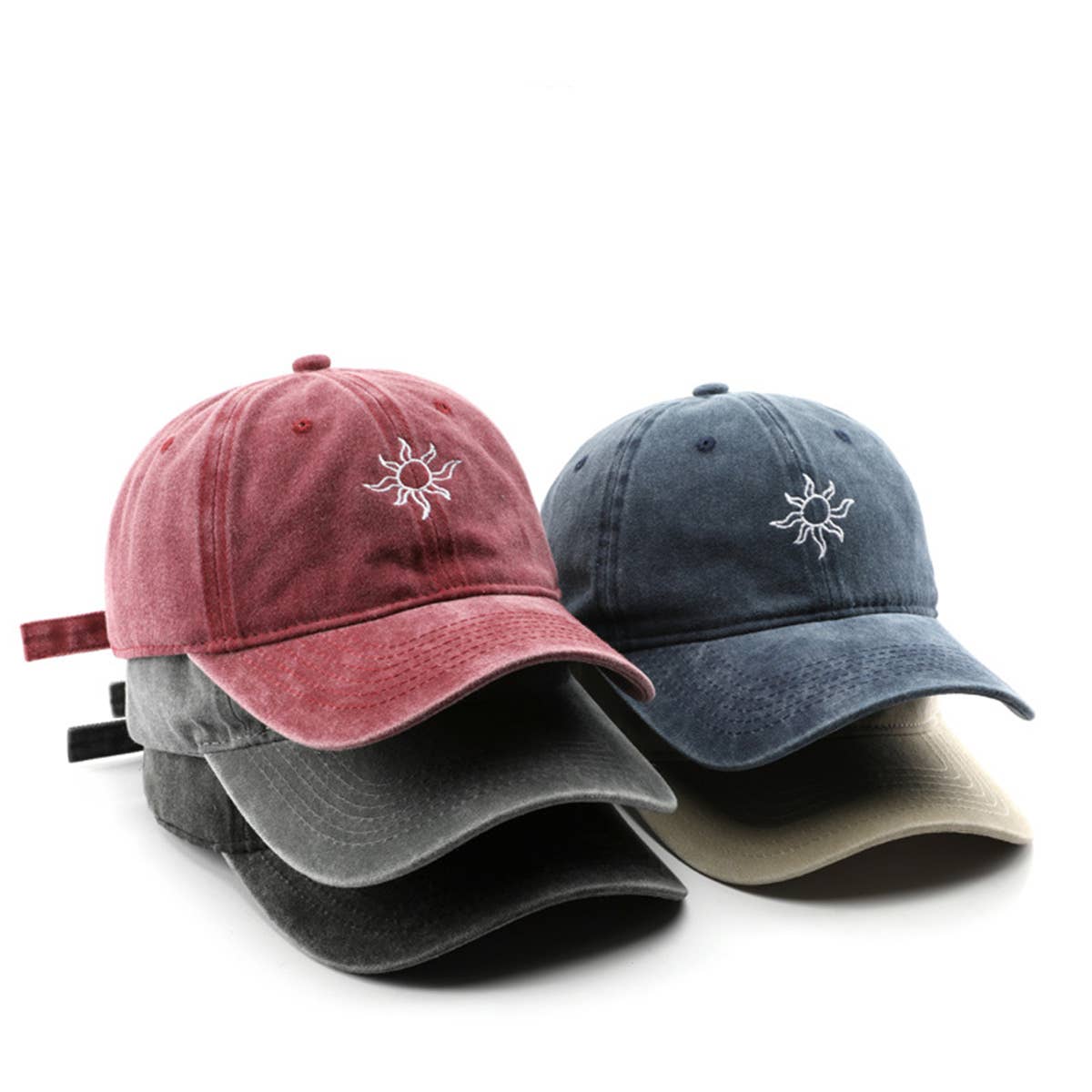 Vintage Washed Baseball Hat  - Outdoor UV Cap CWAH1294