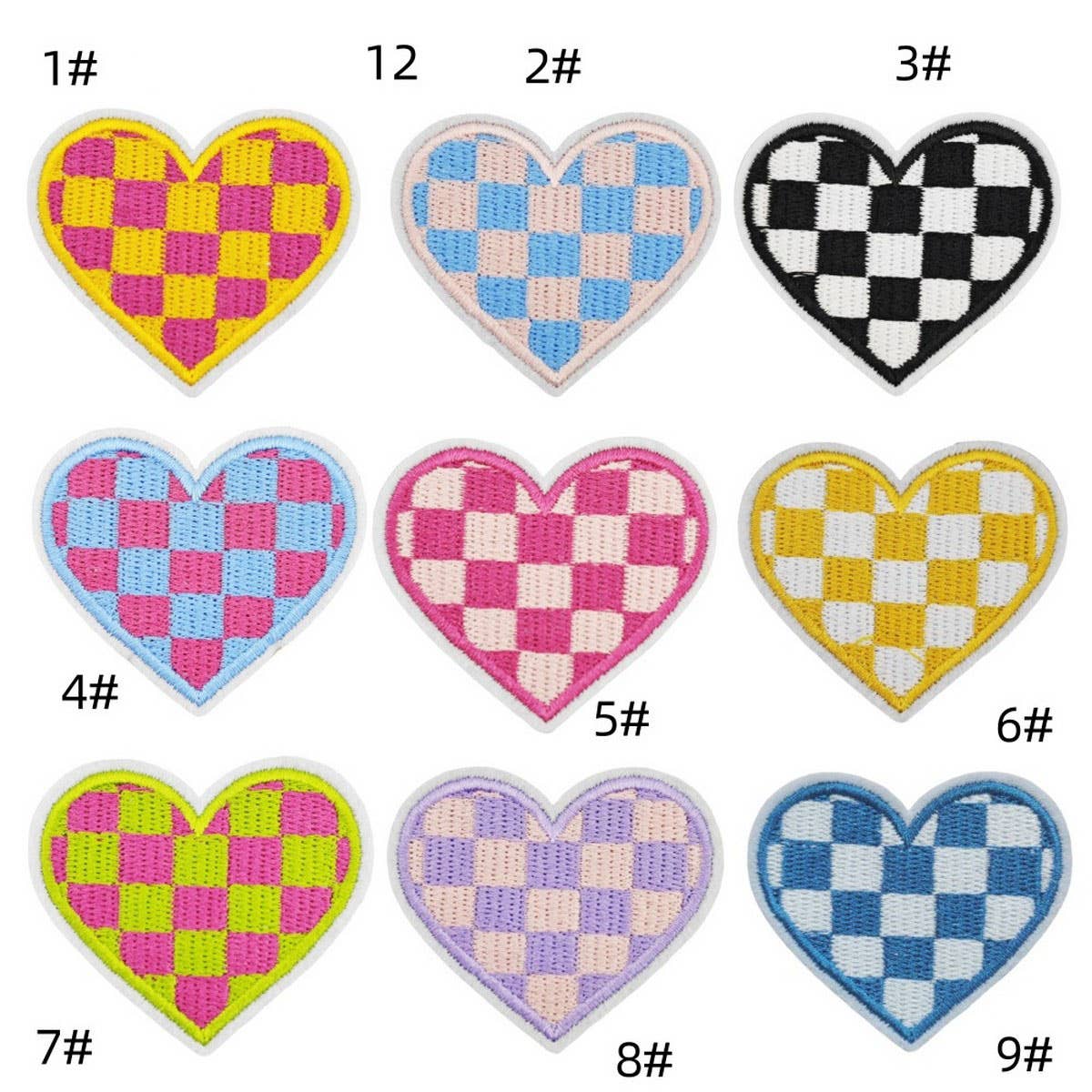 NEW CREATIVE COLORFUL LOVE EMBROIDERY PATCH