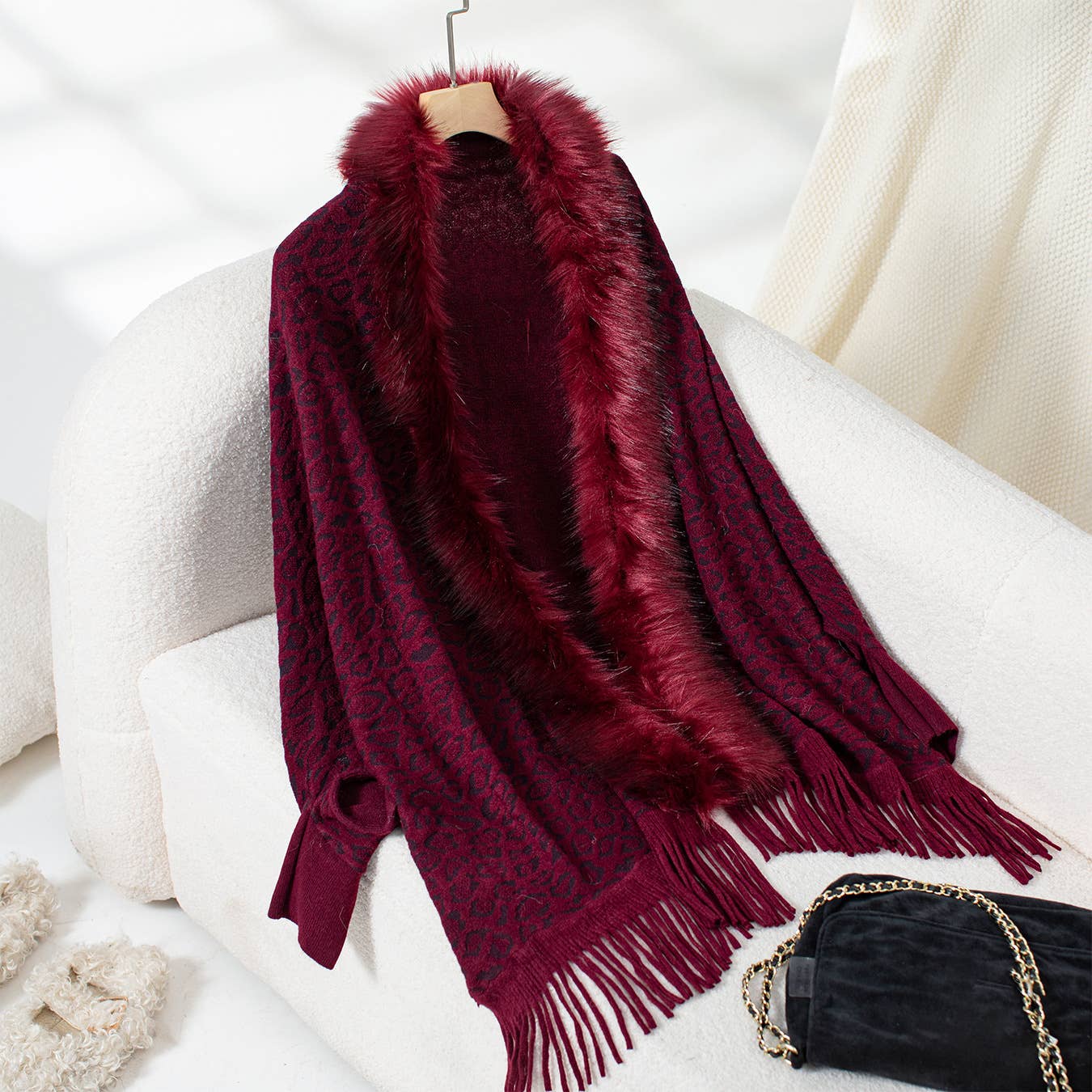 Baggy bat-sleeved cross border sweater cape cardigan