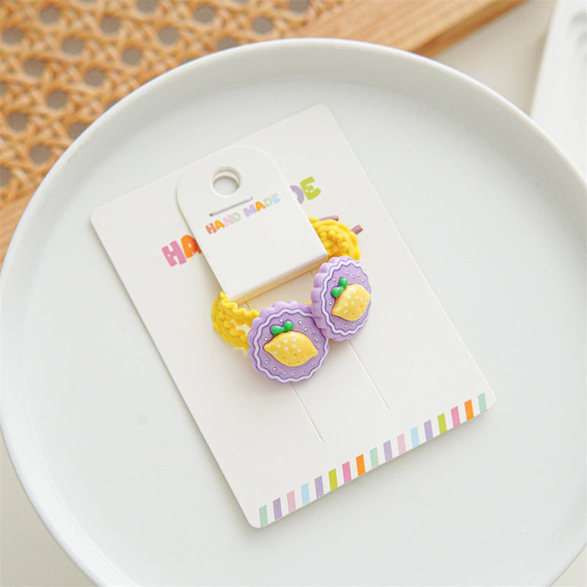 CANDY COLOR CUTE BOW CHILDREN'S HAIR TIES_CWAHA1118