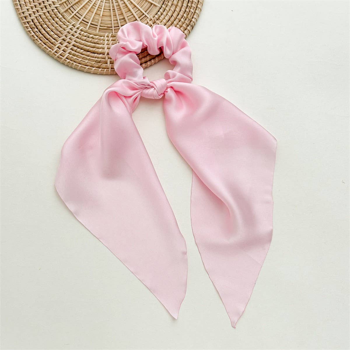 SOLID COLOR KNOTTED SATIN HAIRBAND HAIRACCESSORIES_CWAHA4157