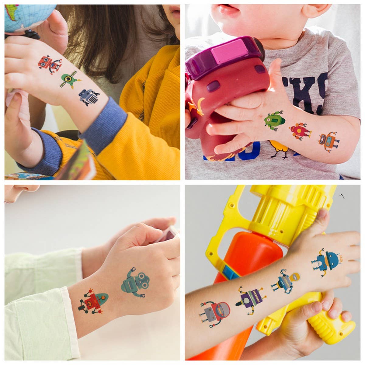 Cute Waterproof Temporary Tattoo Stickers Set