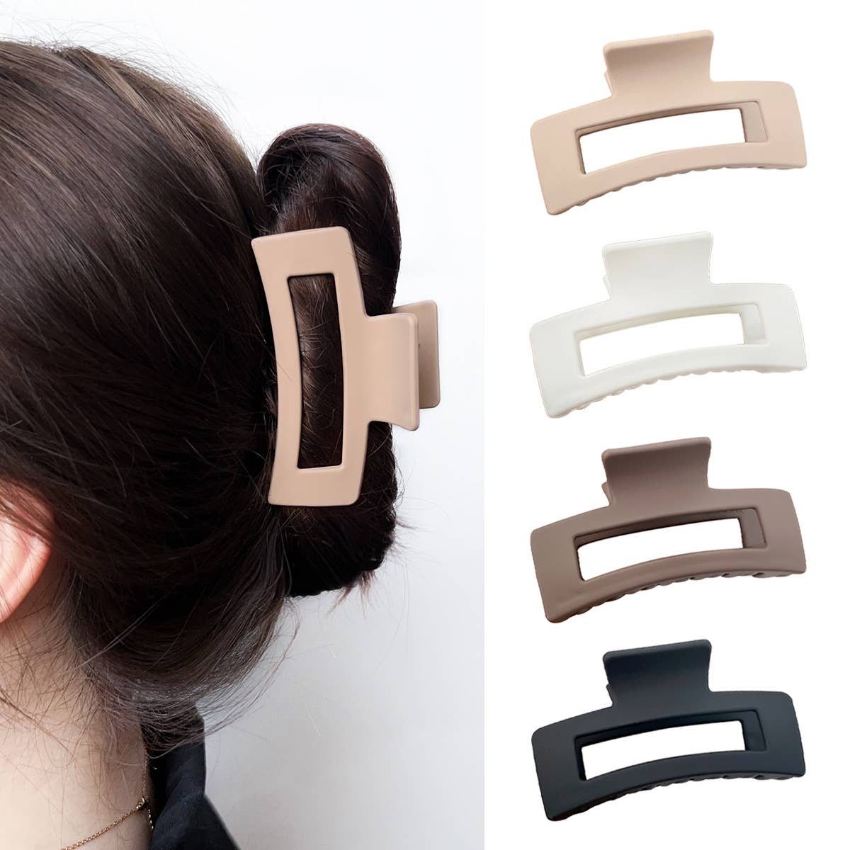 Versatile fashionable hollowed-out grab clip