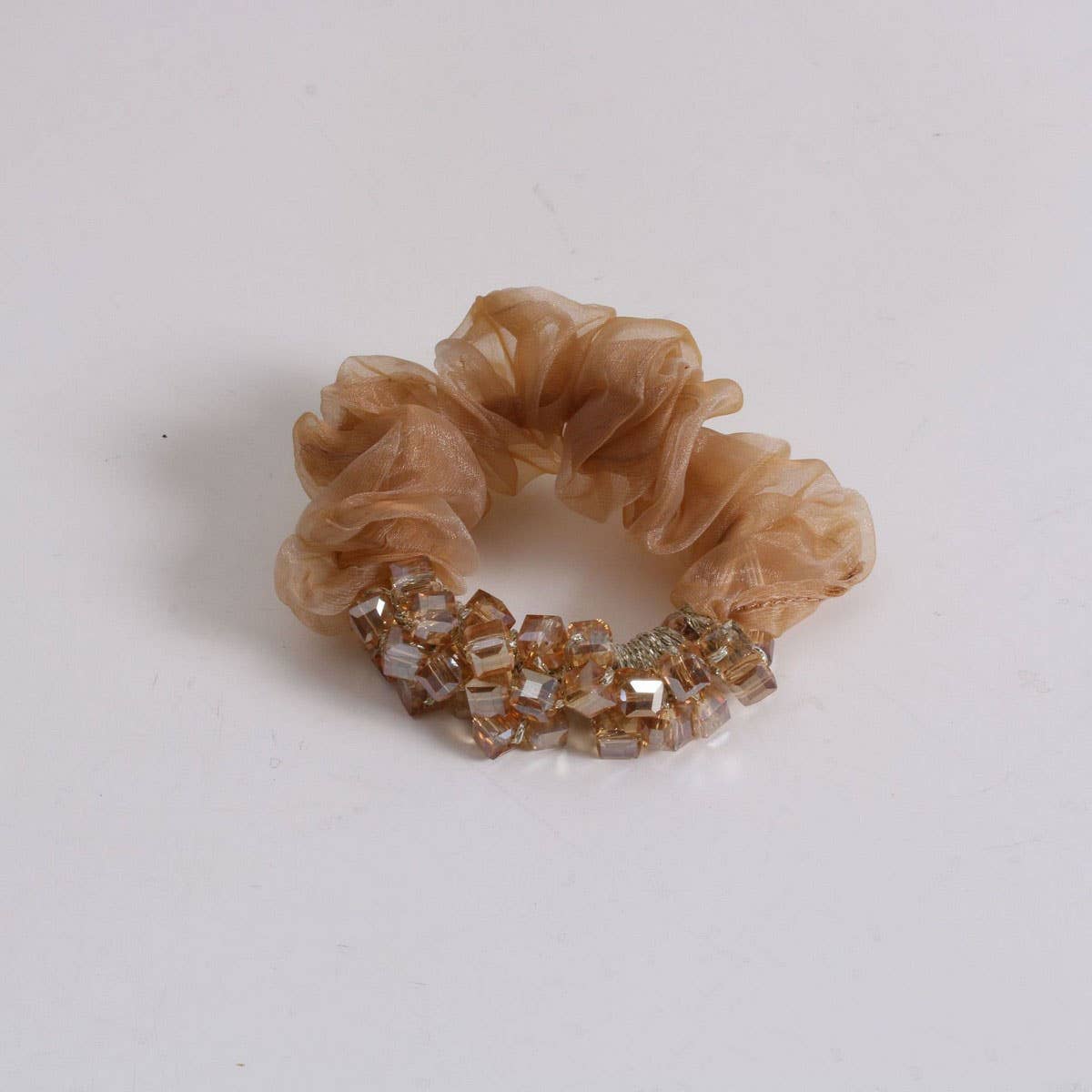 Simple Organza Hair Tie Elegant Soft High Elastic_CWAHA6782