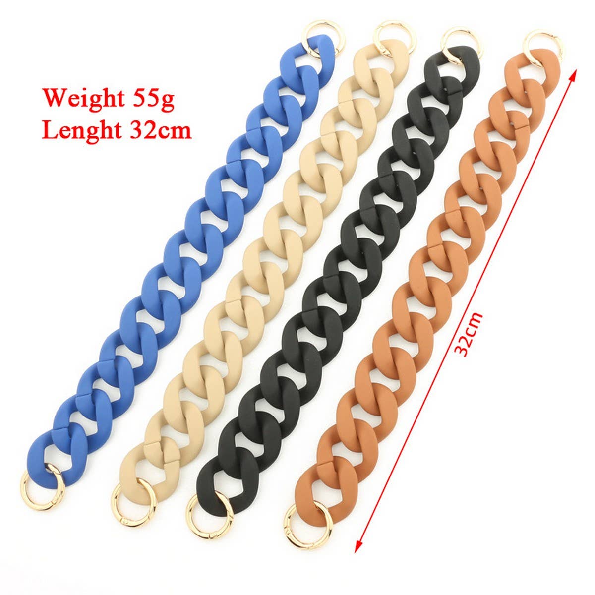 Macaron Color Phone Case Chain, DIY Bag Strap_CWAB5100