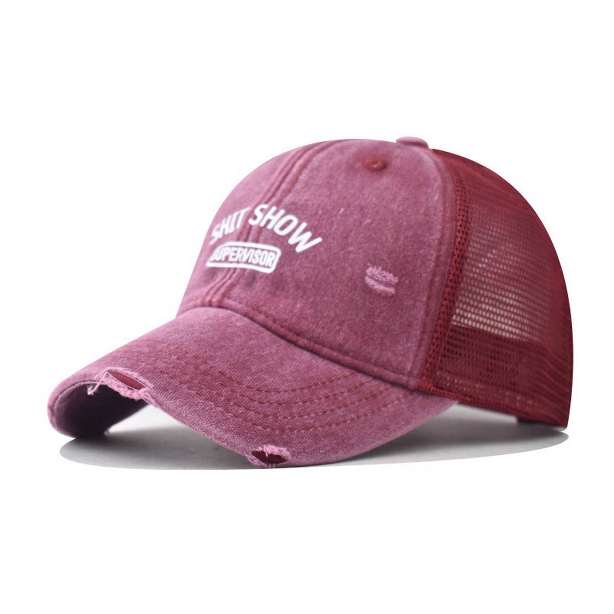 PERSONALIZED ENGLISH PRINTED COTTONTRUCKER HATS_CWAH1362