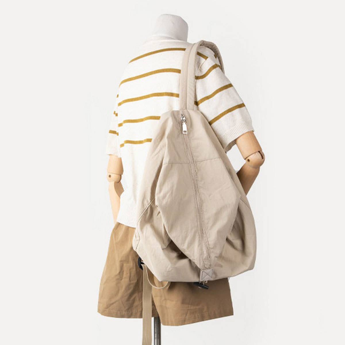SUMMER MINIMALIST NYLON BACKPACK IRREGULAR DESIGN_CWAB1121
