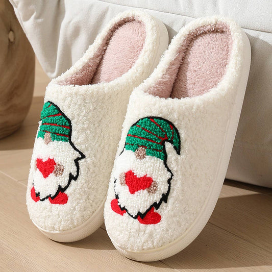 HOME CHRISTMAS CUTE DWARF WARM COTTON SLIPPERS