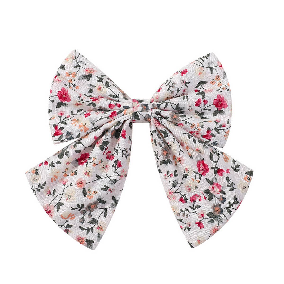 CHILDREN'S SIMPLE FLORAL BOW HAIRPIN