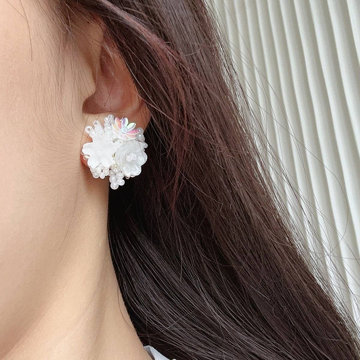 DOPAMINE ATMOSPHERE SWEET FLOWER EARRINGS