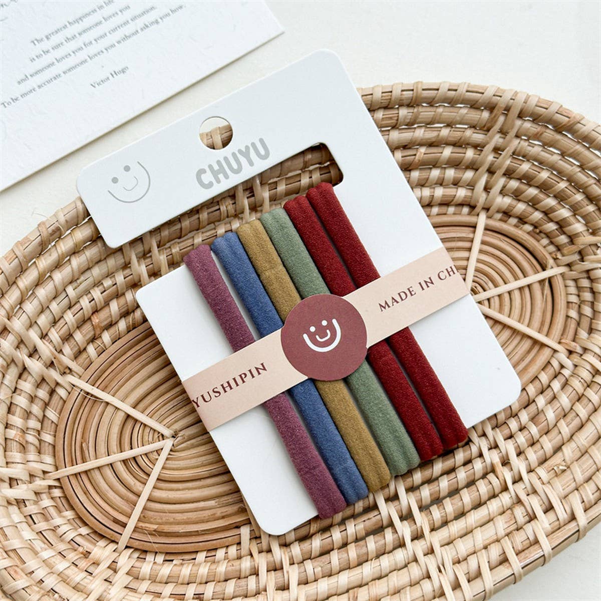 GIRLS' VERSATILE CANDY-COLORED TOWEL RING HAIRBAND