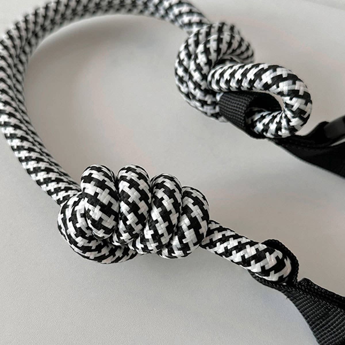 ADJUSTABLE KNITTED NYLON SHOULDER HANDBAG STRAP_CWMM1037