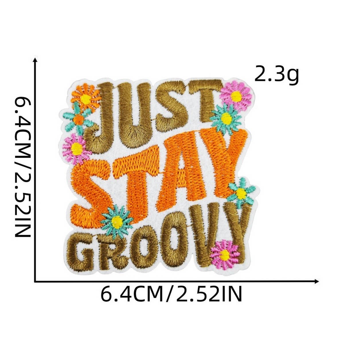 GRAFFITI DECORATED SUITCASE EMBROIDERED PATCH