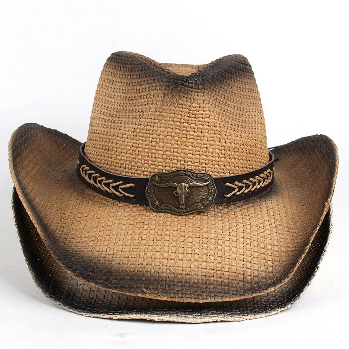 WESTERN COWBOY STRAW HAT JAZZ HAT_CWAH1198