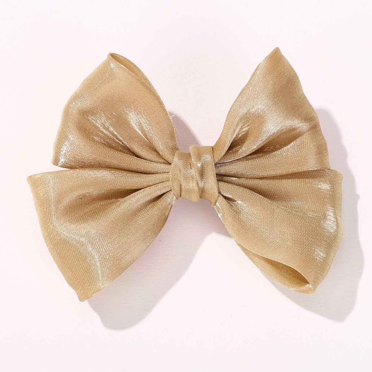 Solid Shiny Bow Hair Clip Set for JK Girls_CWAHA6719