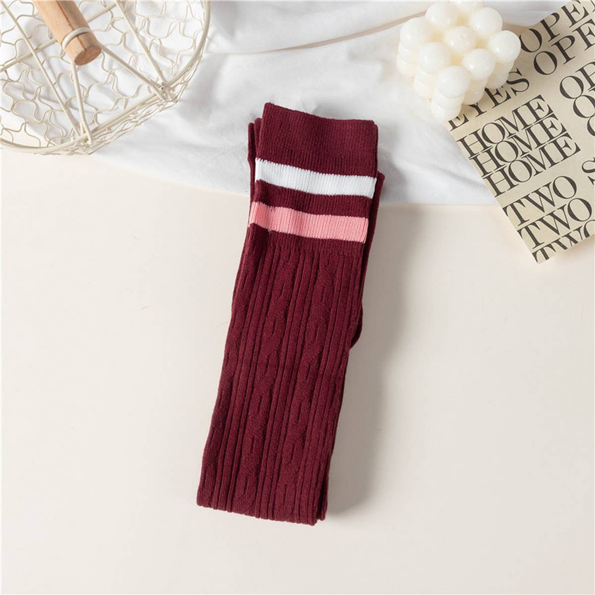 2024 NEW ALL-MATCH STRIPED KNEE-HIGH SOCKS_CWMS0654