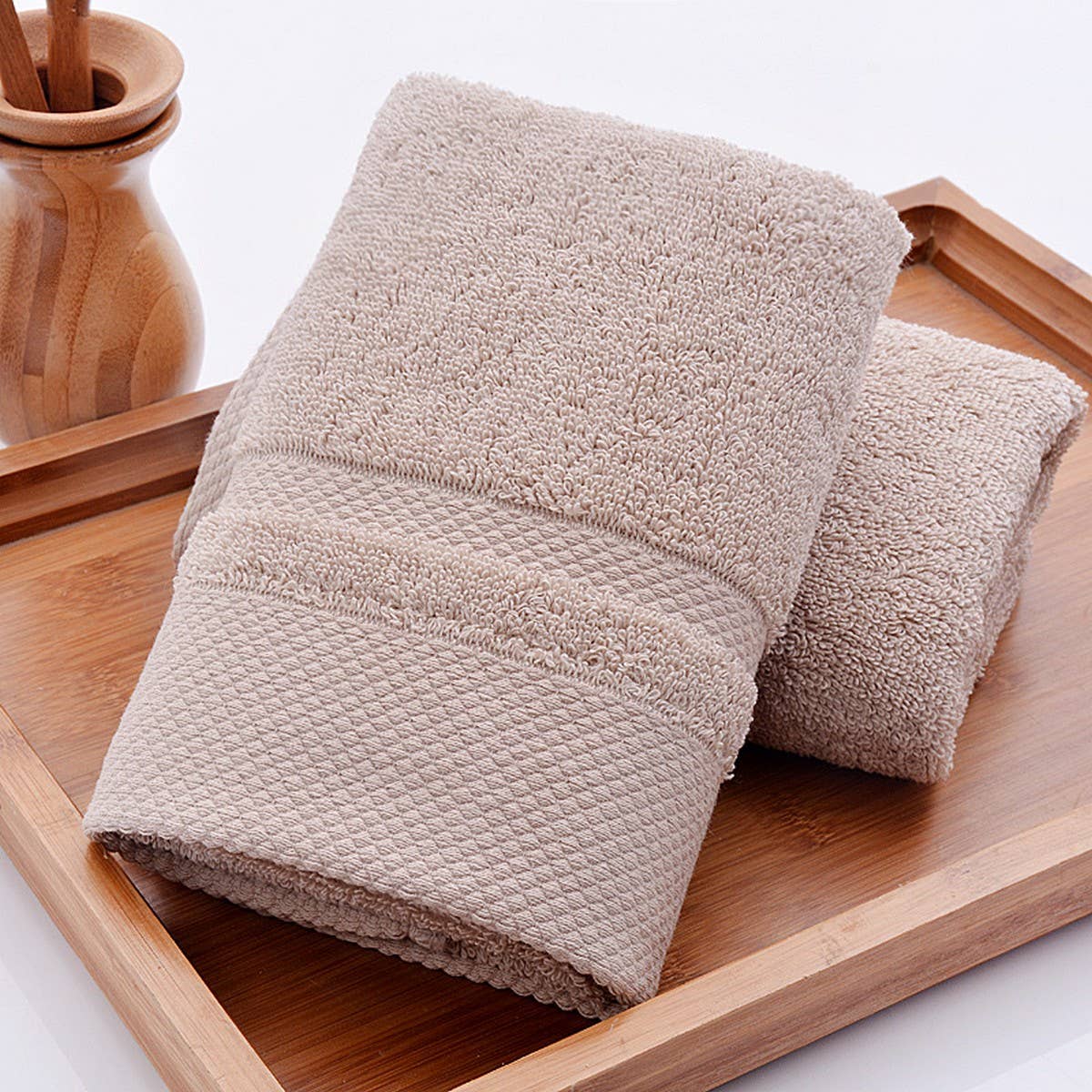 LONG-STAPLE COTTON HOUSEHOLD ABSORBENT TOWEL