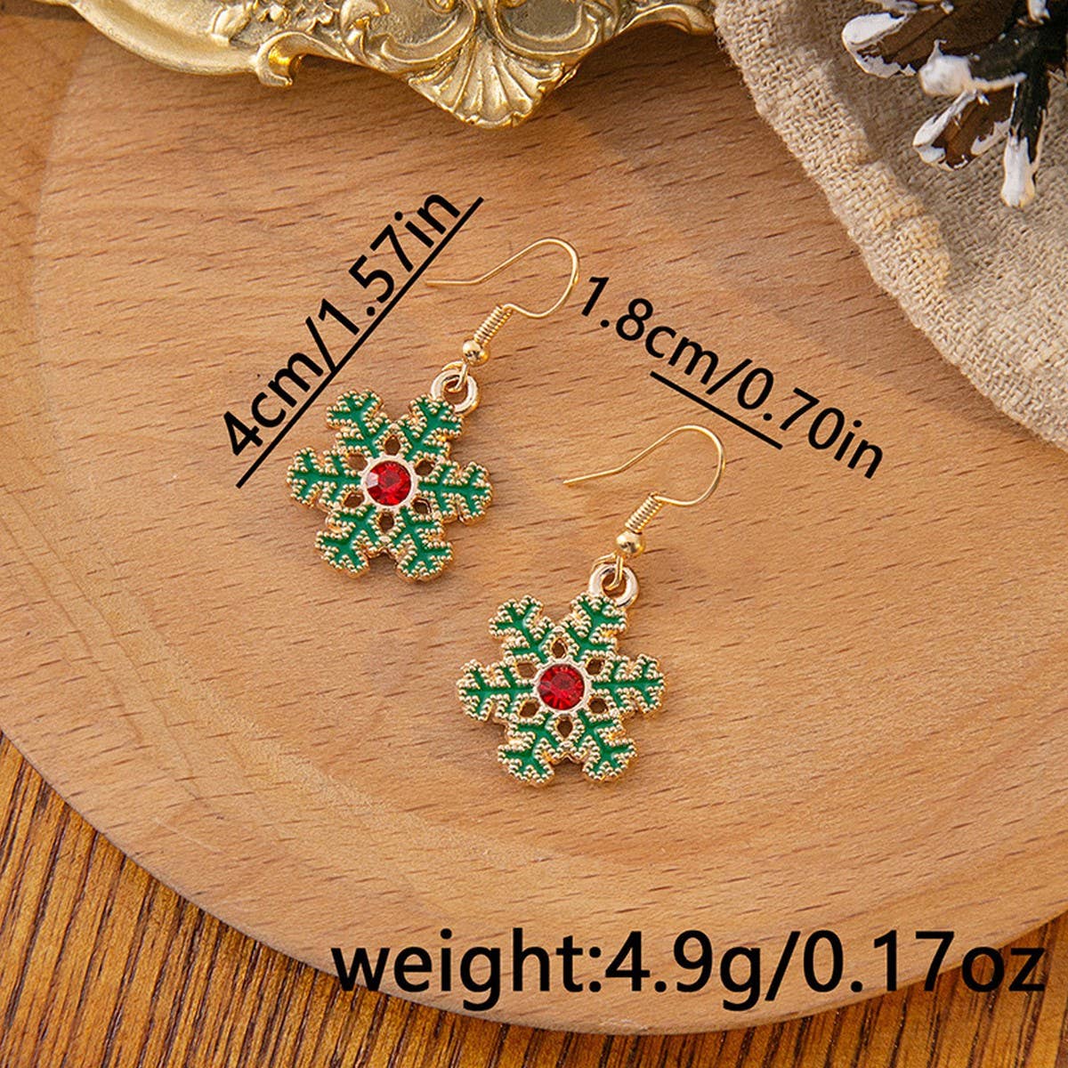 CHRISTMAS ELEMENT VERSATILE EARRINGS