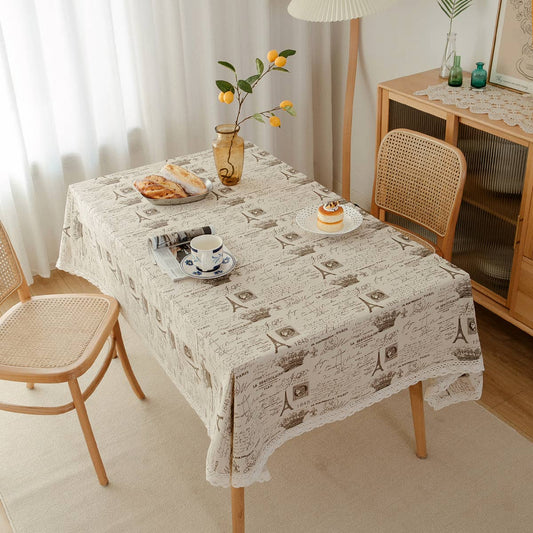 TOWER SMALL CROWN WITH LACE TABLECLOTH