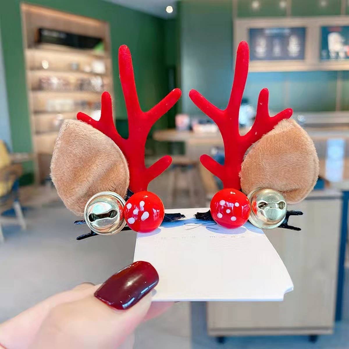 CHRISTMAS CUTE ELK HORN HAIRPIN HAIR ACCESSORIES