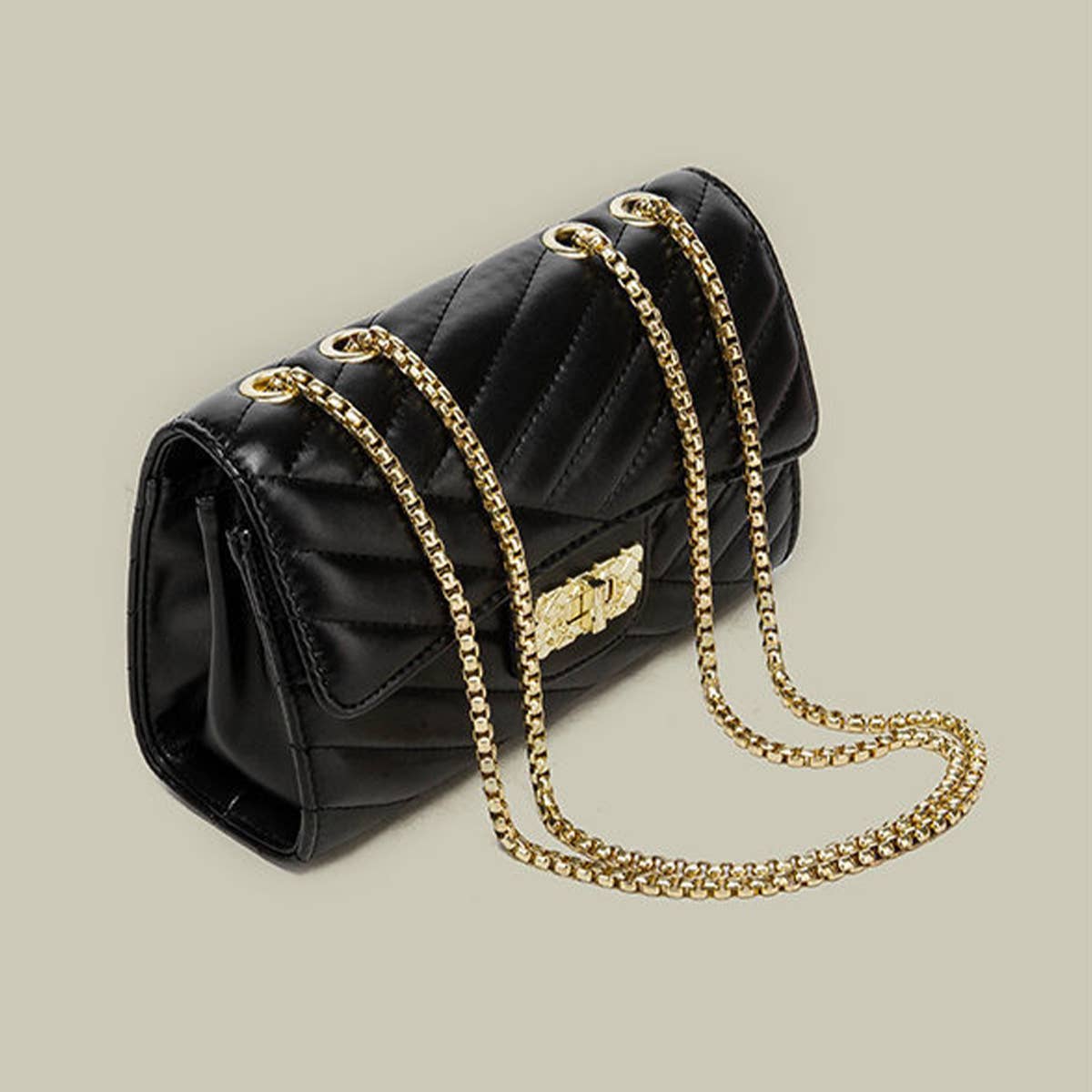 WOMENS SHOULDER BAGS ADJUSTABLE CHAIN STRAP_CUAB0180