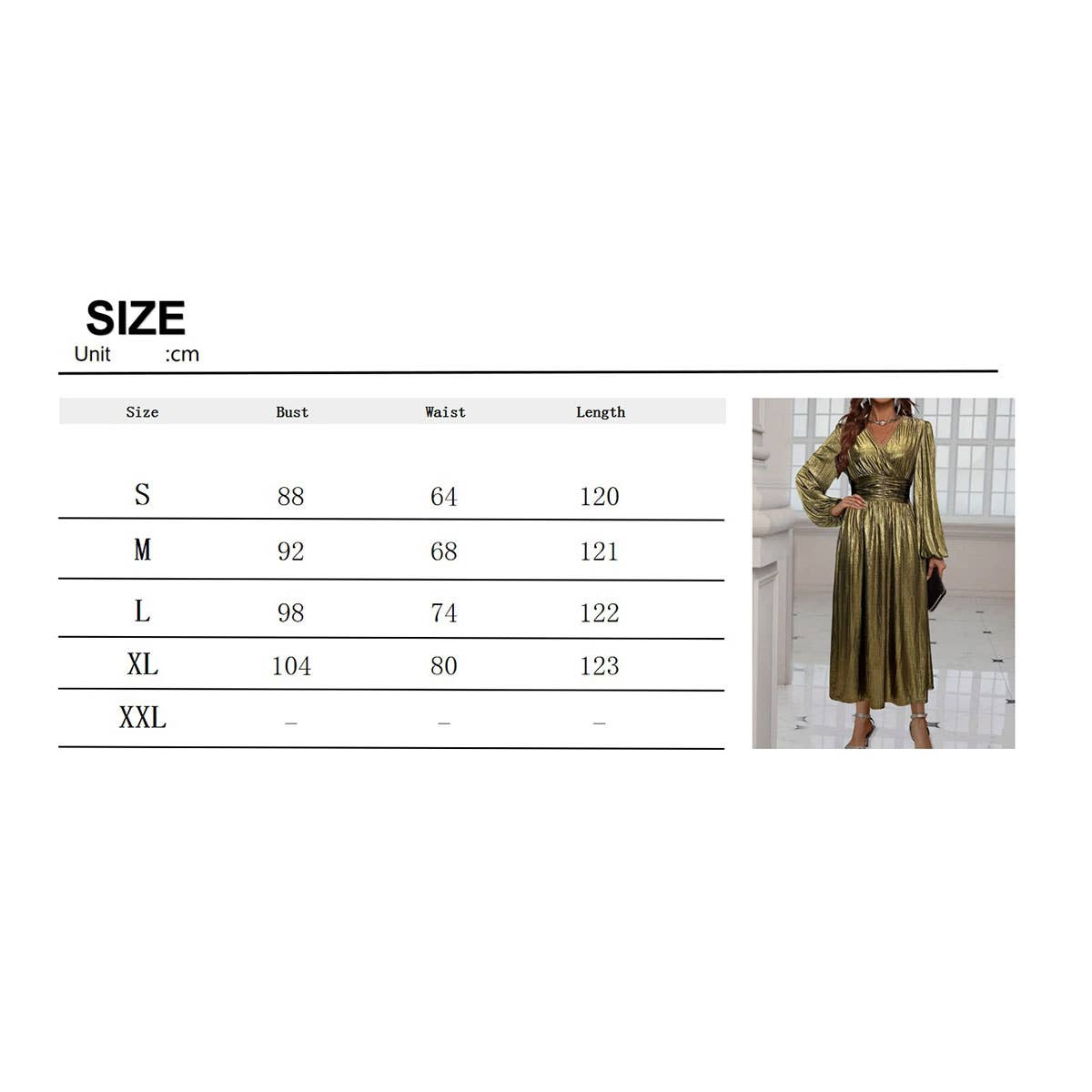 ELEGANT CROSS COLLAR LANTERN SLEEVE PLEATED DRESS