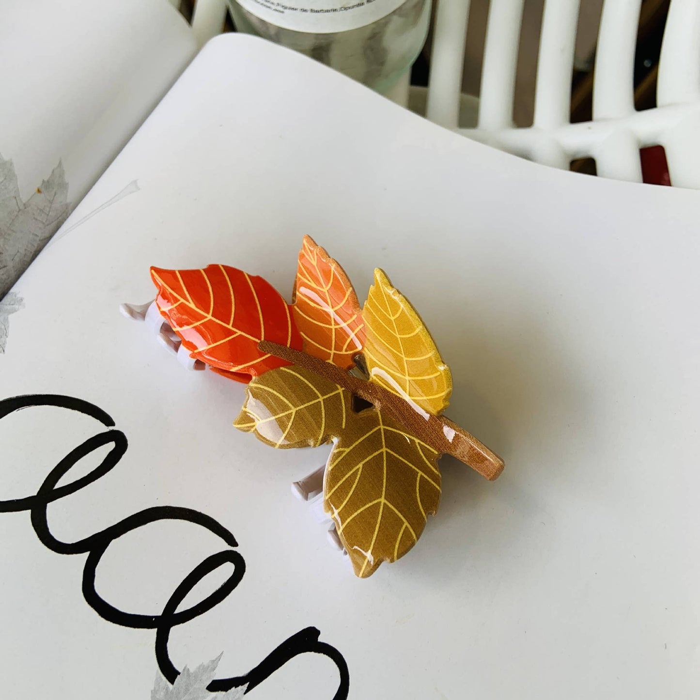 Acrylic Animal Hair Claw Clip, Farm & Fall Theme_CWASC1582