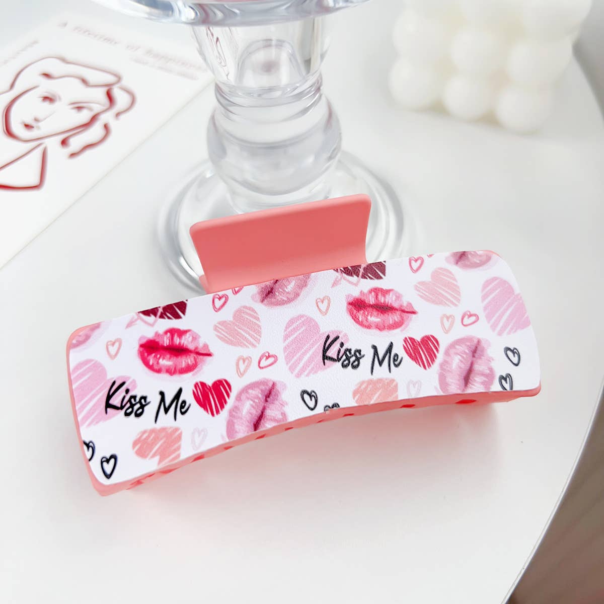 Romantic love plastic hairpins Valentine's Day