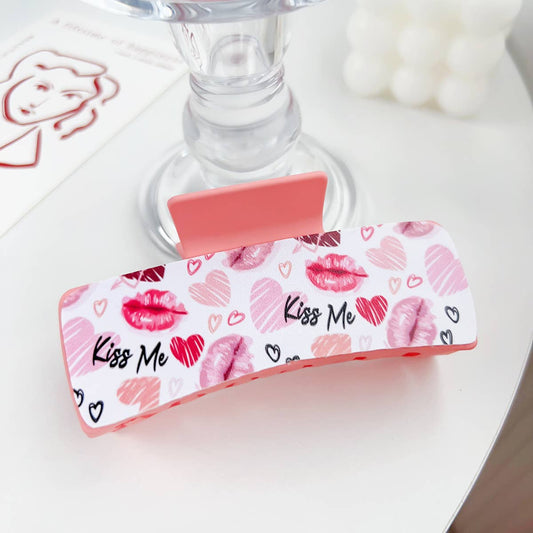 Romantic love plastic hairpins Valentine's Day