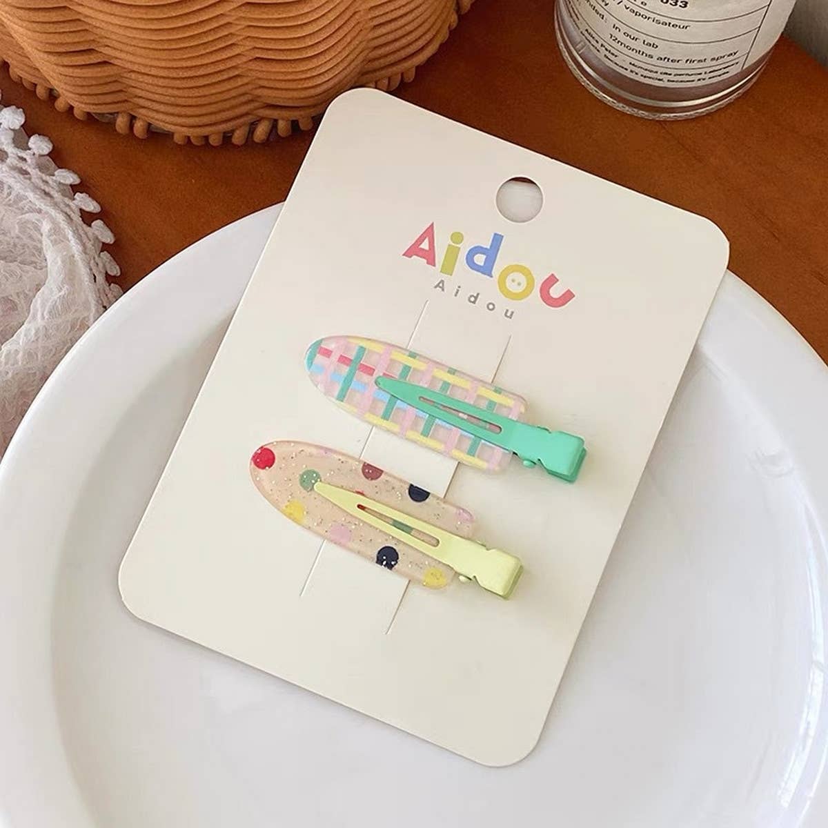 Jelly Color No-Crease Hair Clip - Cute Makeup Pin_CWAHA1373