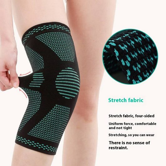 Sports Knee Brace Non-Slip Knit Support_CWMM7887