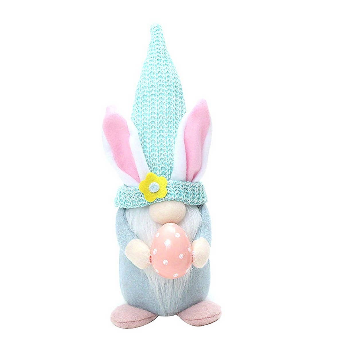 EASTER EGG HOLDING DOLL WITH LIGHT ORNAMENT