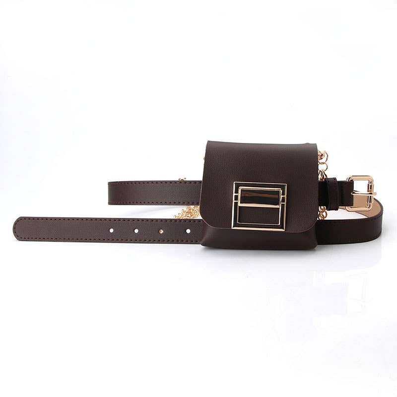 Golden chain fashionable women's belt
