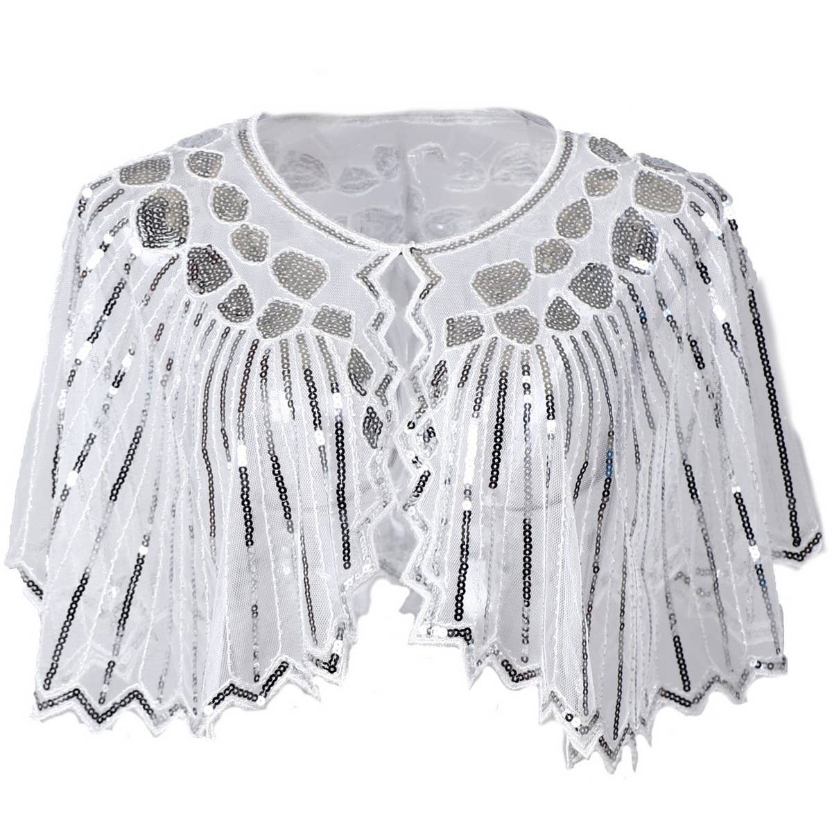 Lace Sequin Shawl ? Evening Party Dress Cover