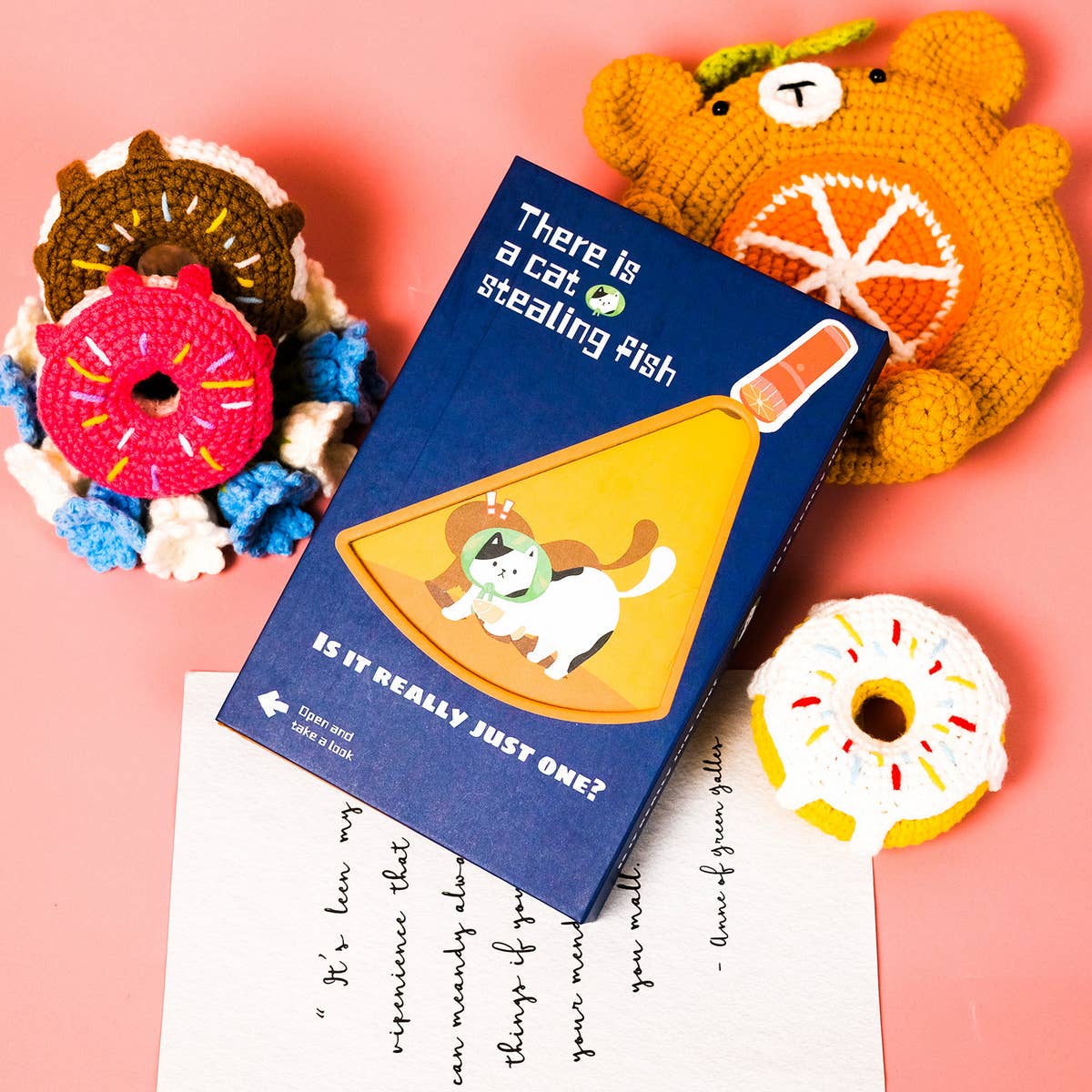 CUTE CARTOON KITTEN COVER HARD COVER NOTEBOOK