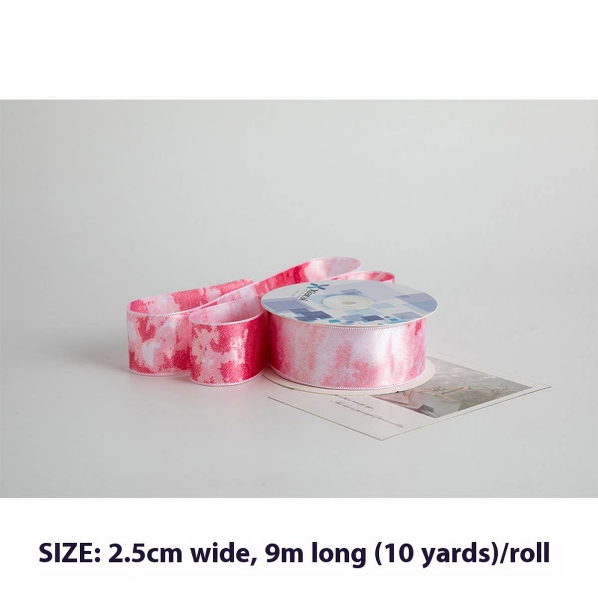 DIY FLORAL SILK GIFT PACKAGING RIBBON