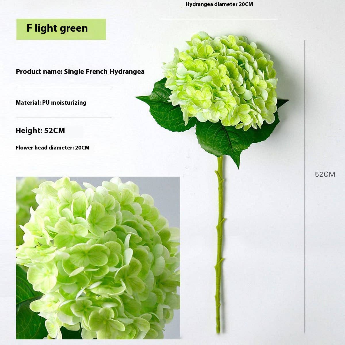 3D Touch Artificial Hydrangea Hotel Wedding Decor_CWMM6463